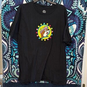Black Bucee’s Shirt with Cartoon Graphic XL